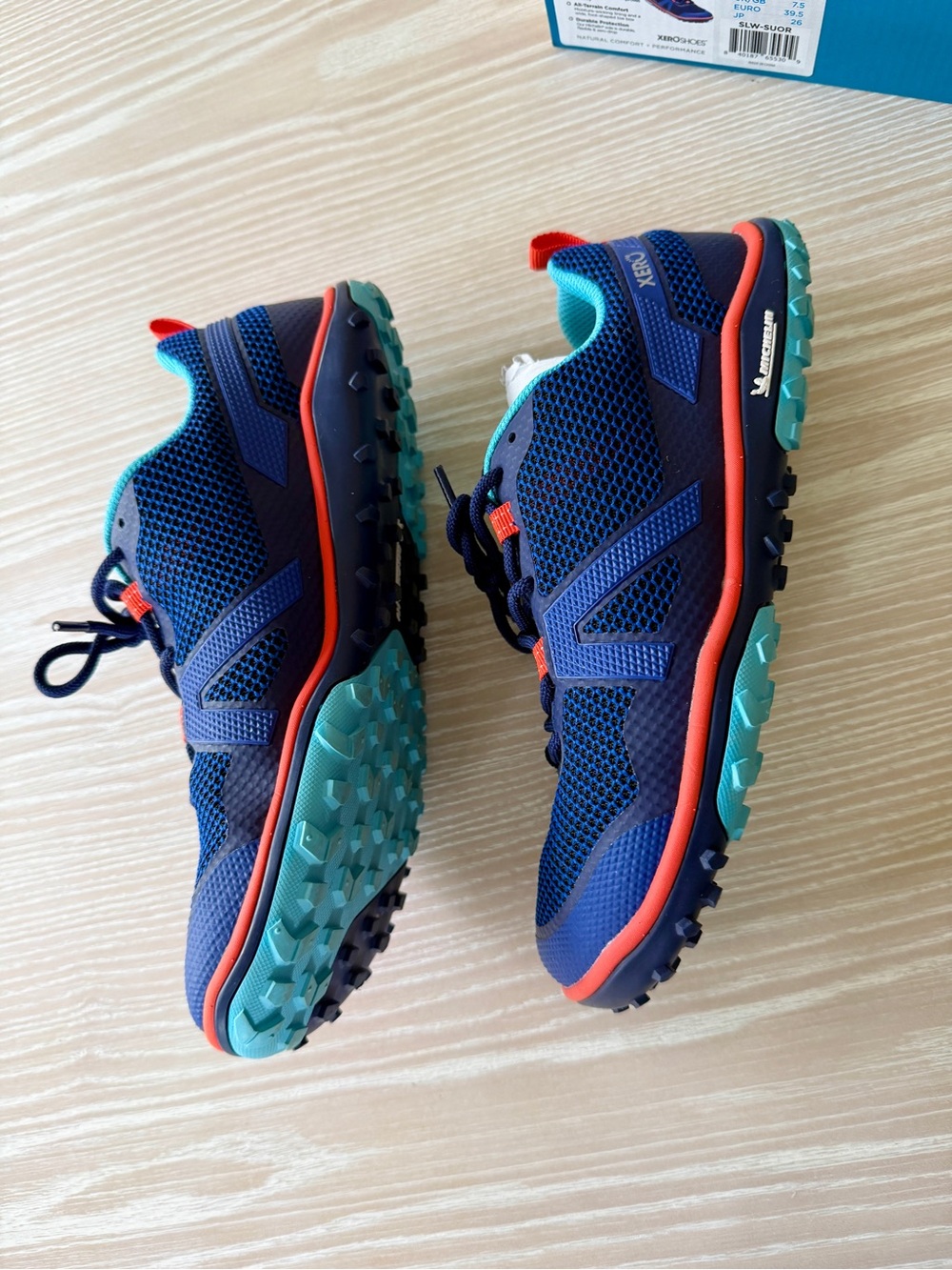 XERO Scrambler Low - blue and orange. Women’s 9 - Picture 3 of 6